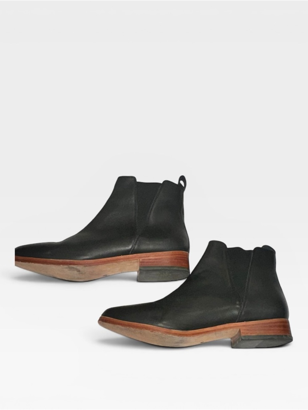 Nisolo Chelsie Booties Black Leather Women’s Size 8.5 - Picture 2 of 10